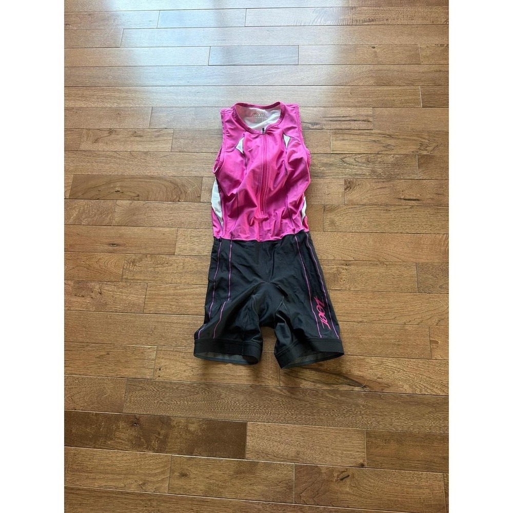Zoot Women's Pink & Black Triathlon Suit Medium